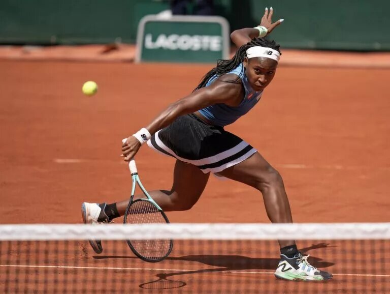 Coco Gauff at the French Open