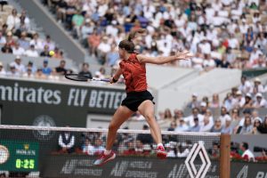 Karolina Muchova at the French Open.