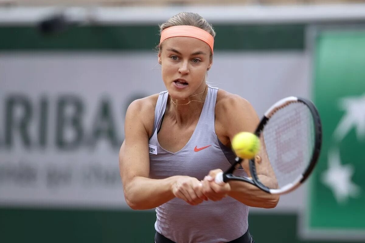 Anna Karolina Schmiedlova at the French Open