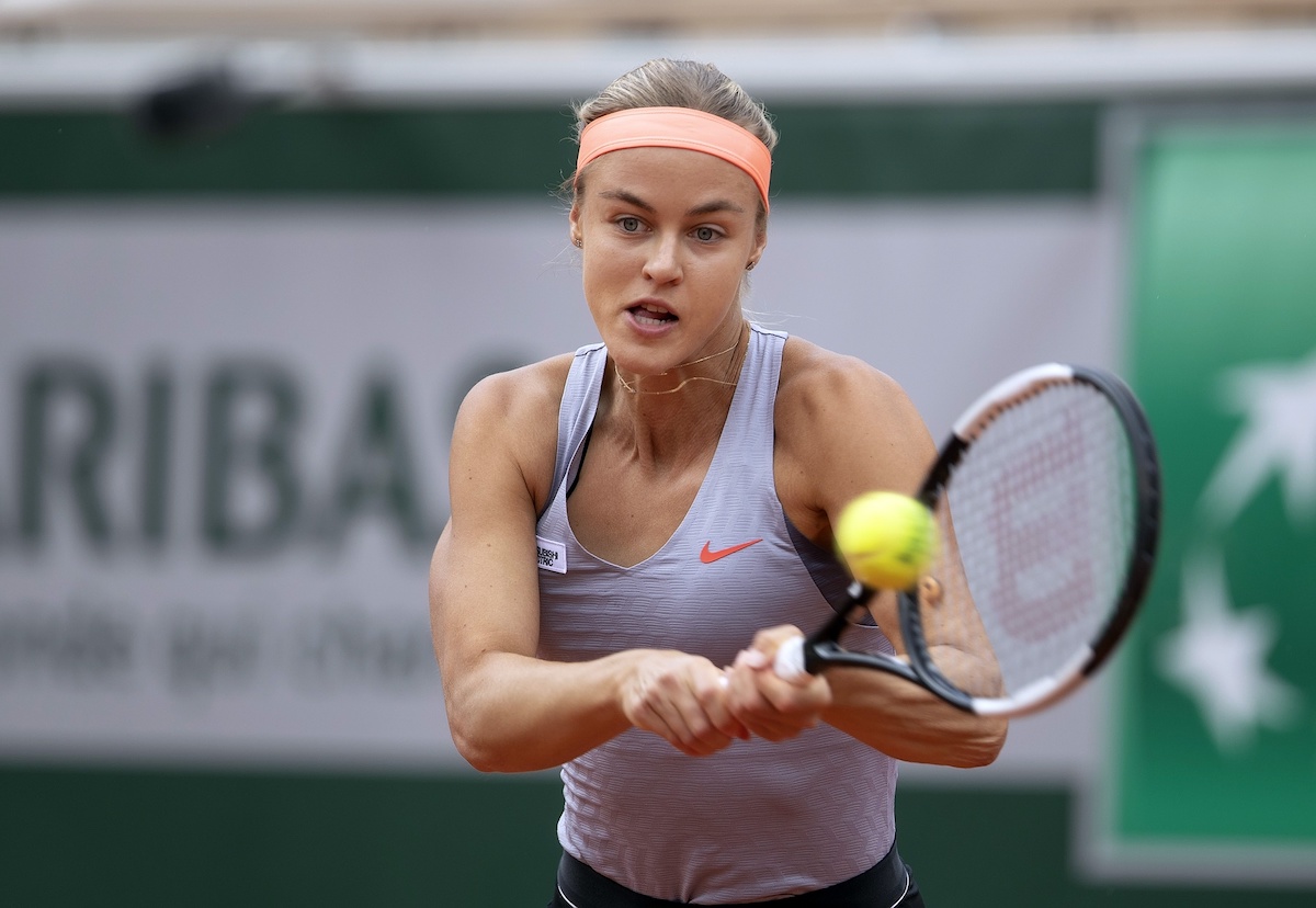 Anna Karolina Schmiedlova at the French Open
