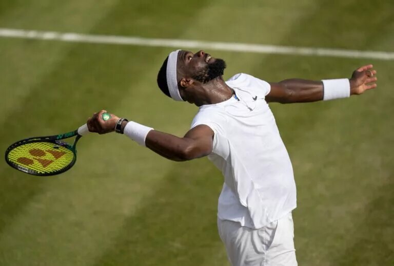 Frances Tiafoe, a quarterfinalist at the ATP Stuttgart Open.