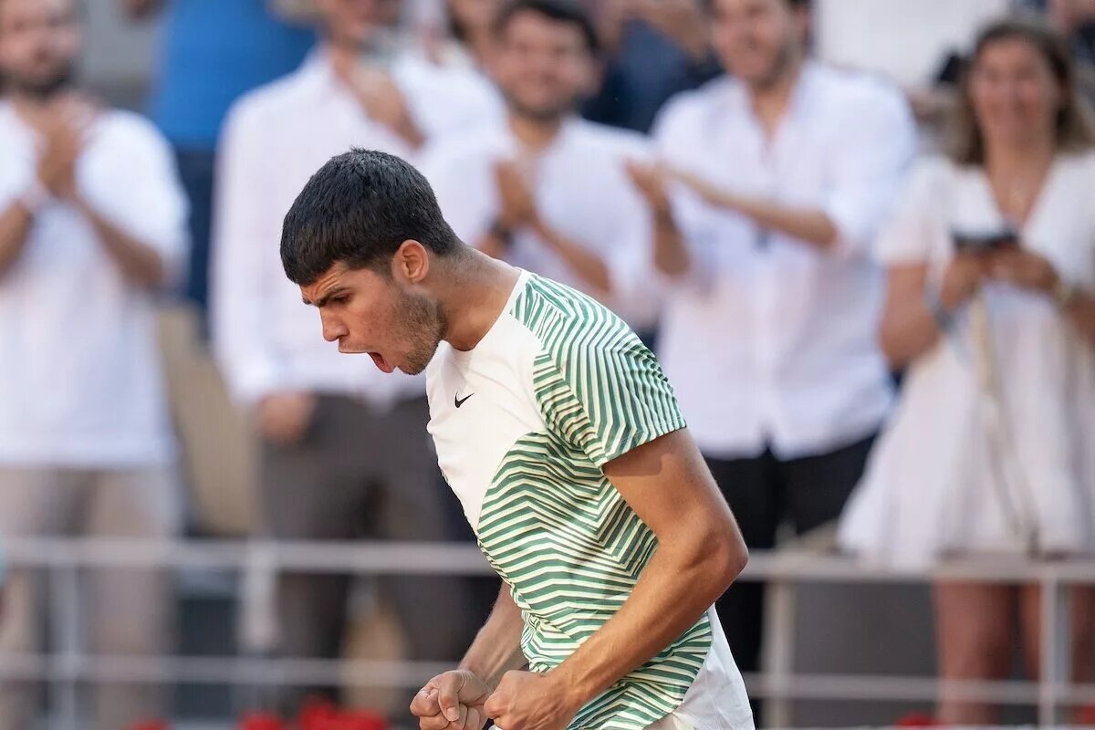 Carlos Alcaraz at the French Open