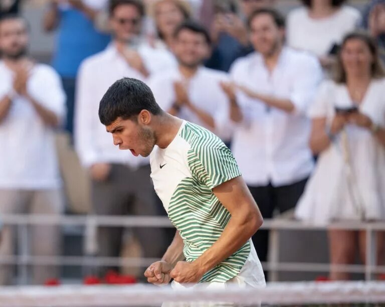 Carlos Alcaraz at the French Open