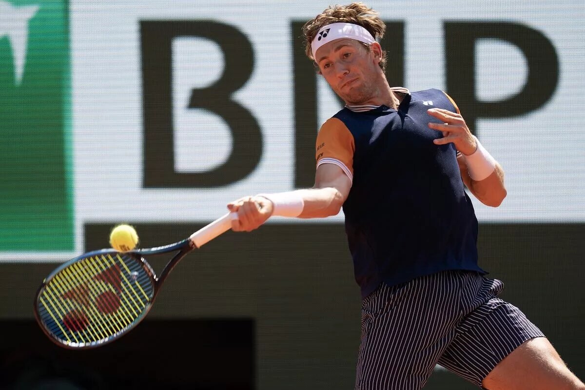 Casper Ruud at the French Open