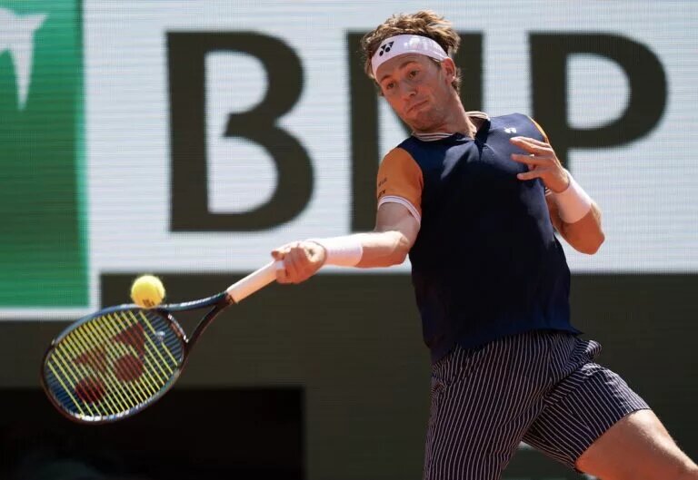 Casper Ruud at the French Open