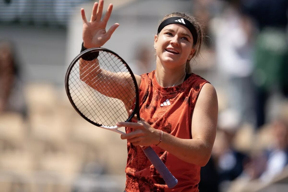 Karolina Muchova at the French Open