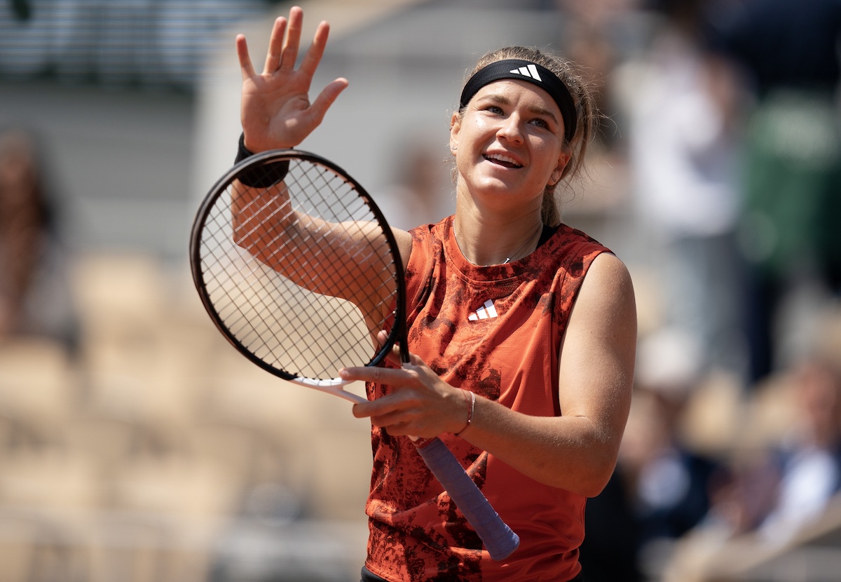 Karolina Muchova at the French Open
