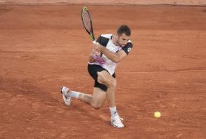 Laslo Djere in action ahead of the ATP Kitzbuhel Open.