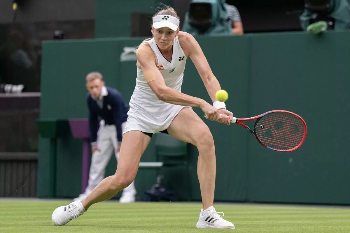 Elena Rybakina at Wimbledon.