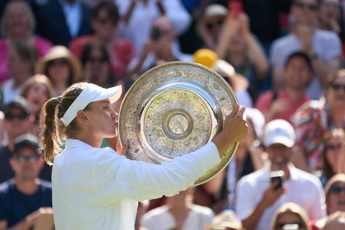 Elena Rybakina won the 2022 Wimbledon title.
