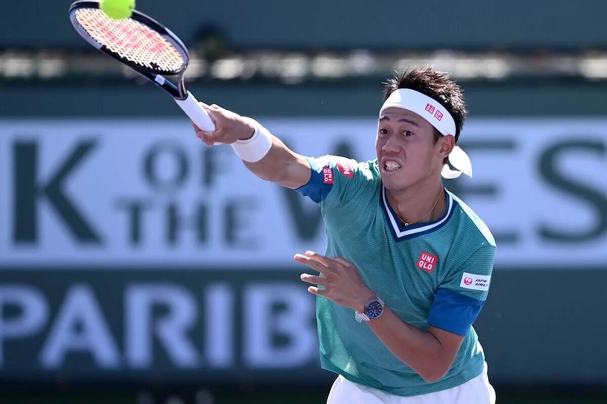 Kei Nishikori ahead of ATP Shanghai Masters.