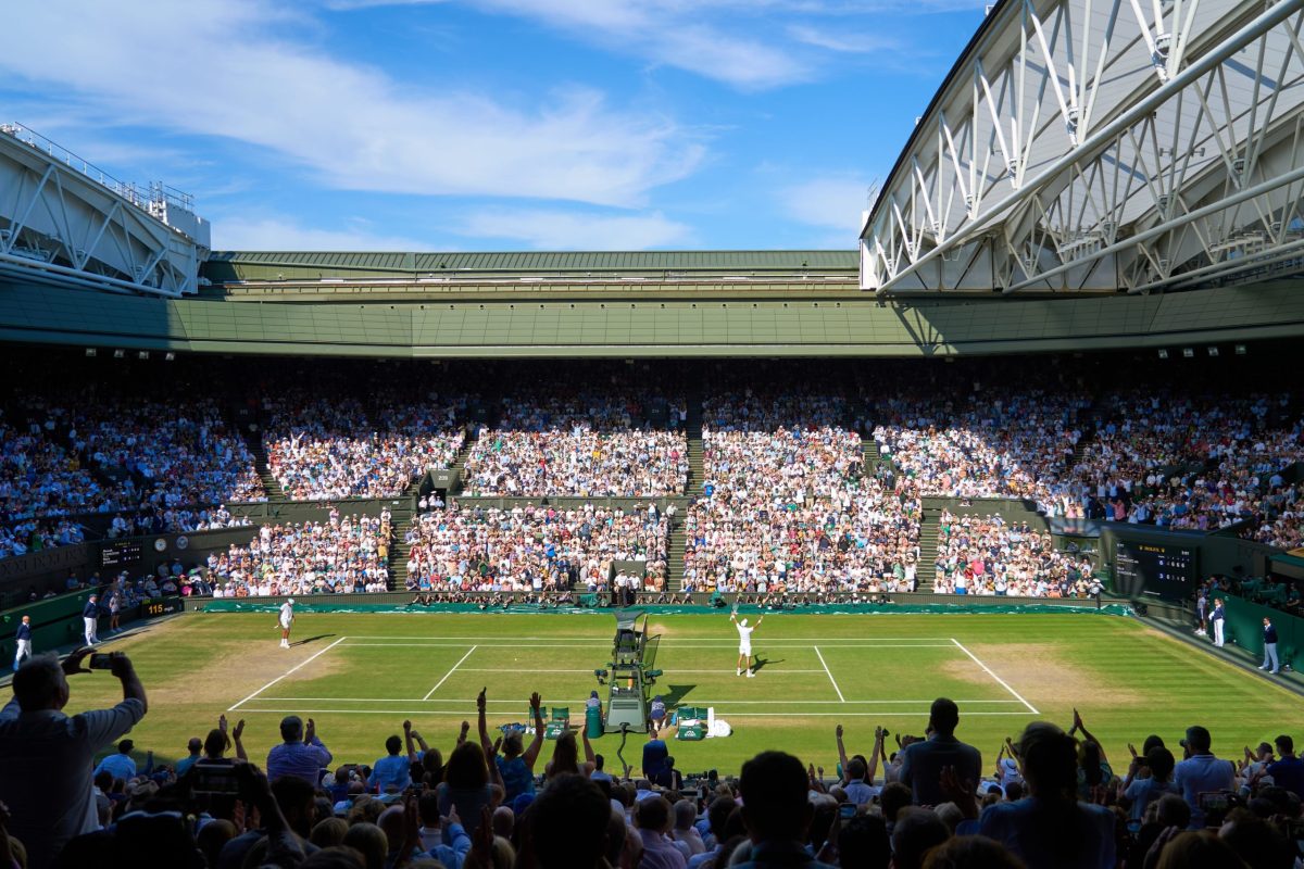 Centre Court Wimbledon stock photo