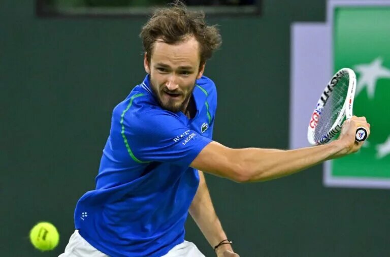Daniil Medvedev BNP Paribas Open-Day 7 Indian Wells Masters