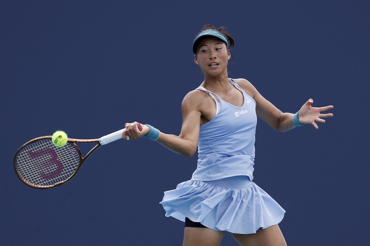 Zheng Qinwen ahead of WTA Palermo