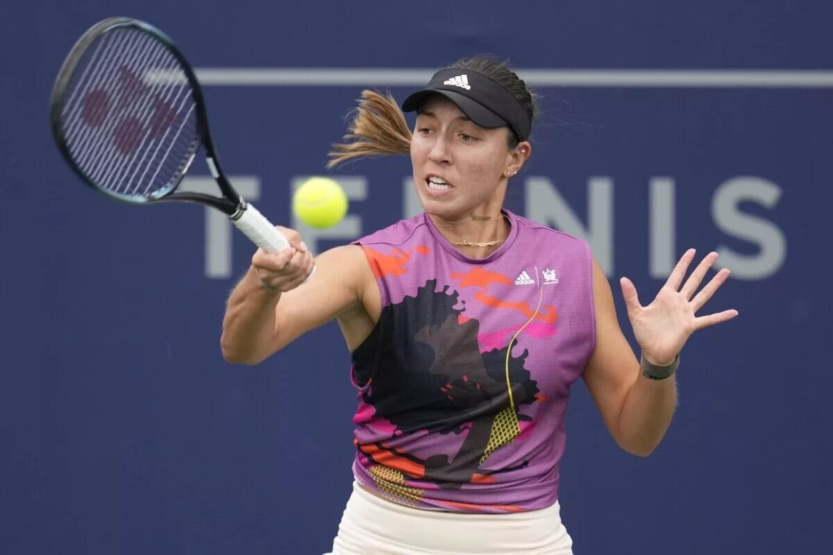 Jessica Pegula in action ahead of the WTA Washington Open.