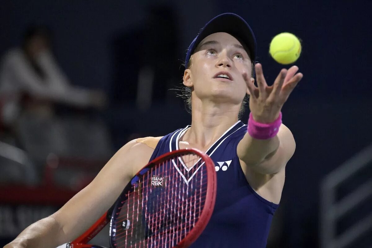 Elena Rybakina will be in WTA Stuttgart action.