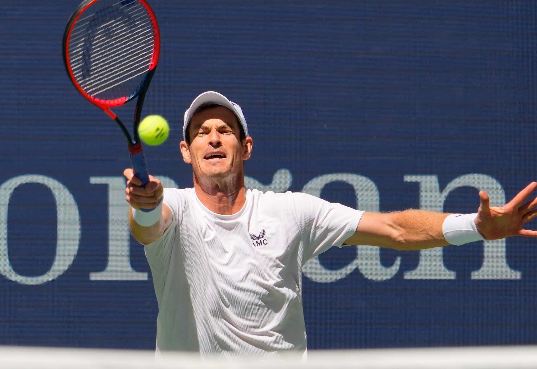 Andy Murray in action ahead of the ATP Beijing Open.