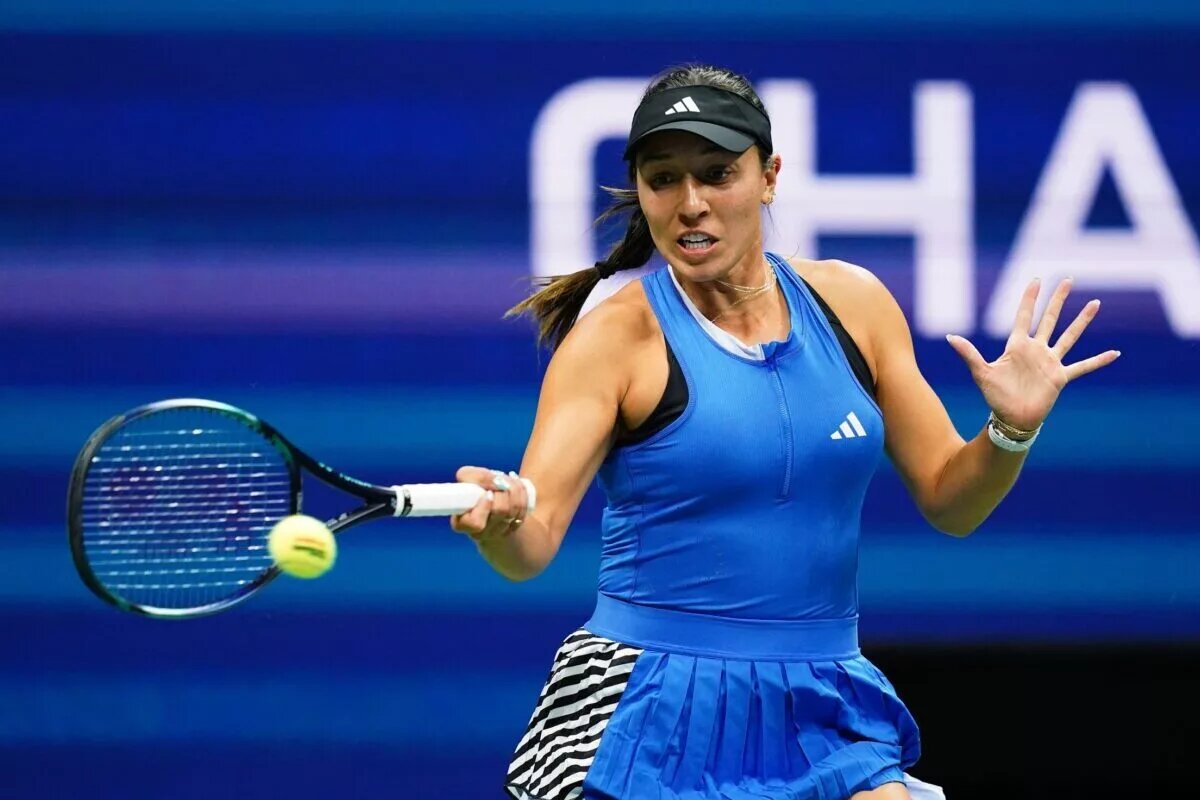 Jessica Pegula in action at the US Open.