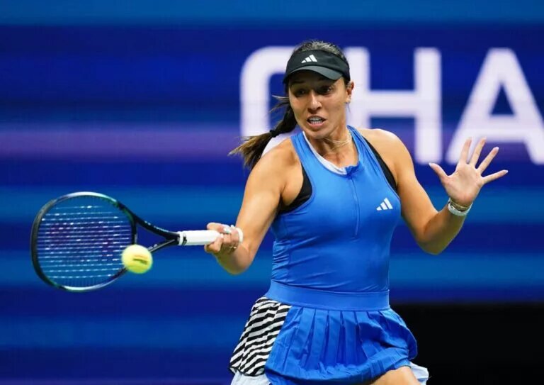 Jessica Pegula in action at the US Open.