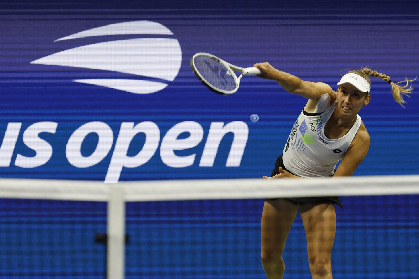 Elise Mertens in action ahead of the WTA Monastir Open.
