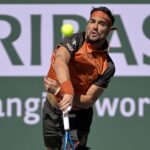 Fabio Fognini in action. The Italian won his seventh Challenger title last week.