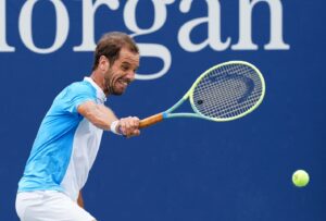 Richard Gasquet in action ahead of the ATP Metz Open.