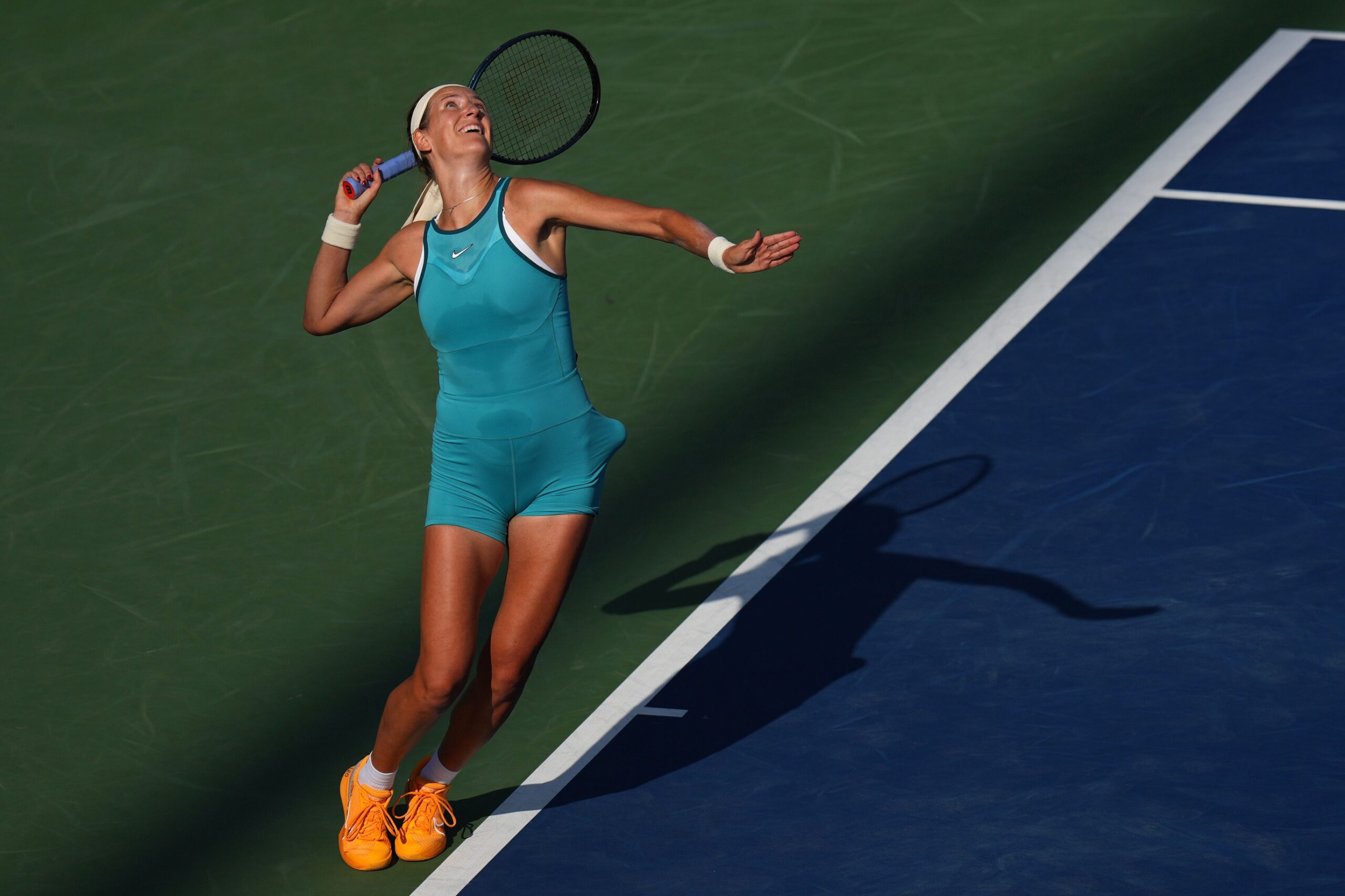Victoria Azarenka in action ahead of the Australian Open.