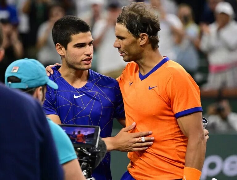 Rafael Nadal Carlos Alcaraz BNP Paribas Open