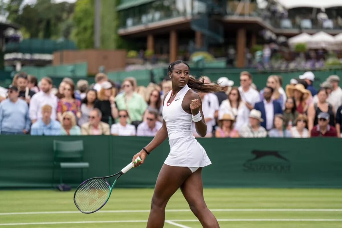 Alycia Parks at Wimbledon 2023