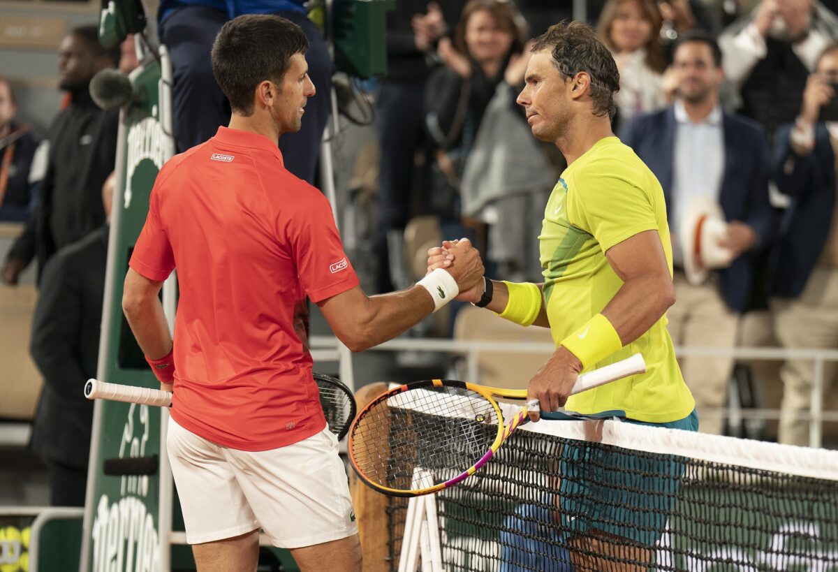 Rafael Nadal Novak Djokovic French Open