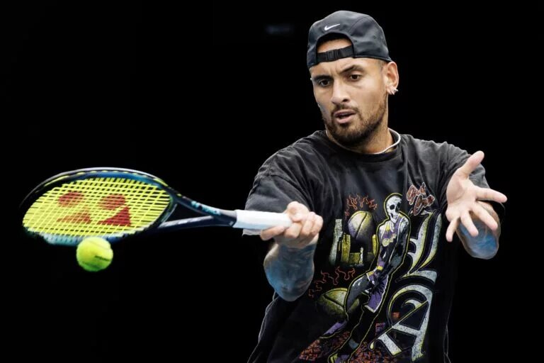 Nick Kyrgios at the Australian Open.