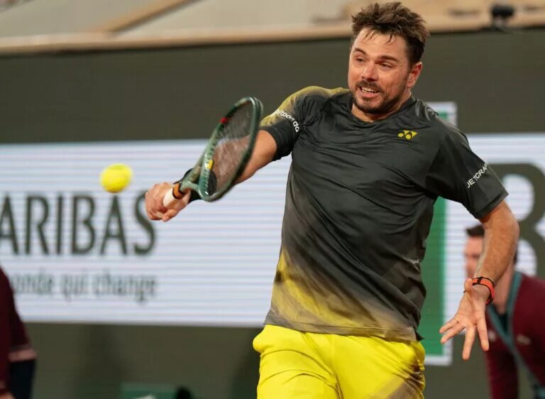 Stan Wawrinka in action ahead of ATP Bucharest.