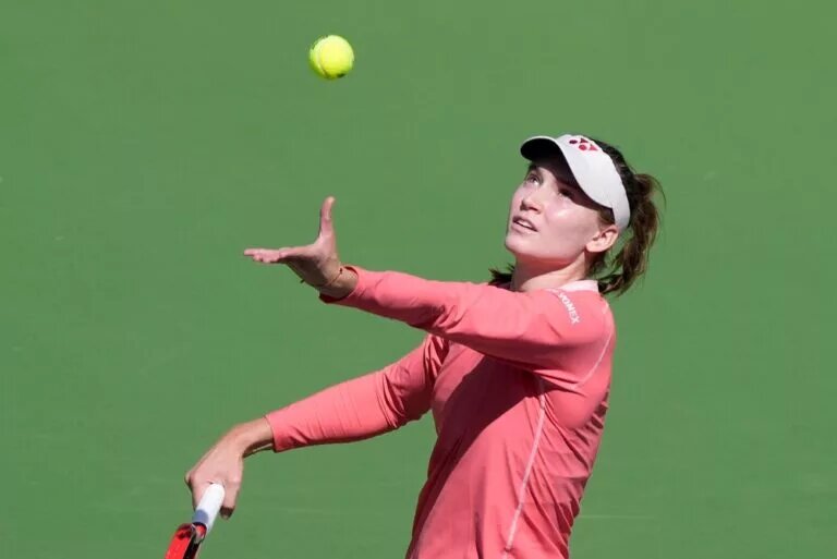 Elena Rybakina will be in action at the WTA Indian Wells Open.