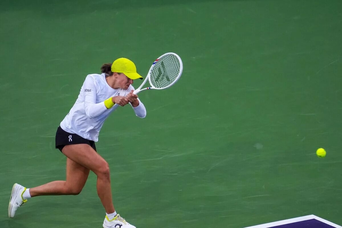 Iga Swiatek will be in action at WTA Doha.