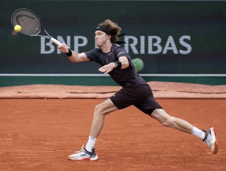 Andrey Rublev will be in action at the French Open.