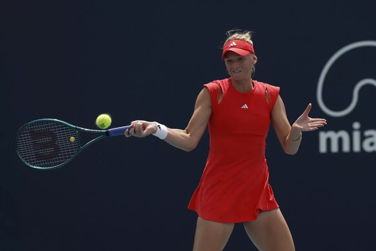 Ashlyn Krueger in action ahead of WTA Austin.
