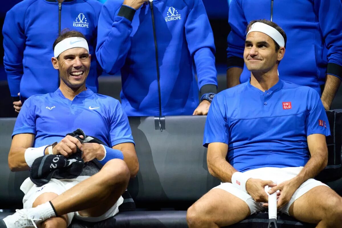 Roger Federer Rafael Nadal Laver