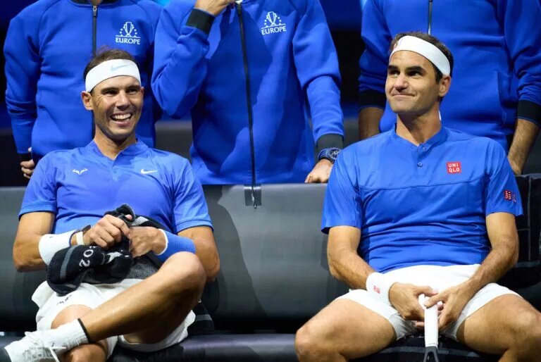 Roger Federer Rafael Nadal Laver