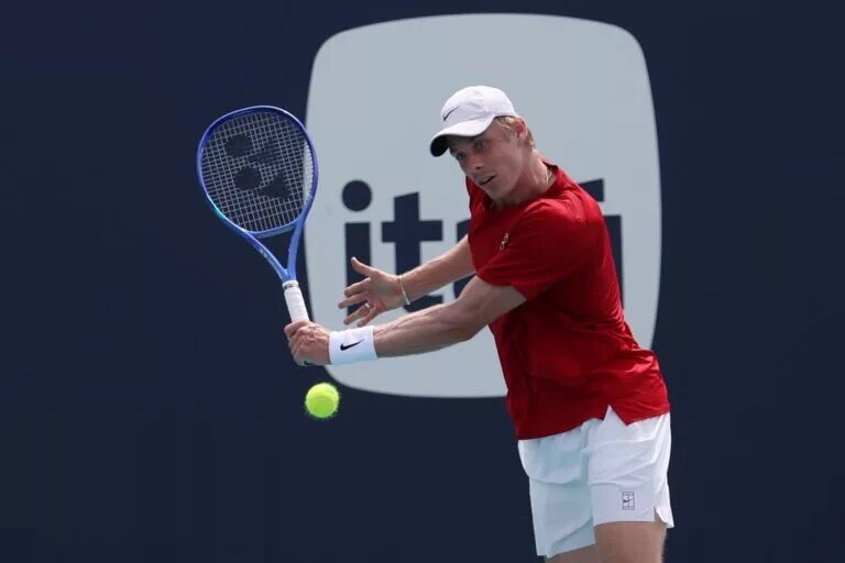 Denis Shapovalov in action ahead of ATP Dallas.