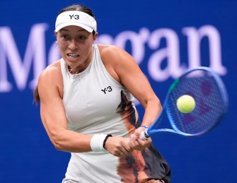 Jessica Pegula in action at the US Open.
