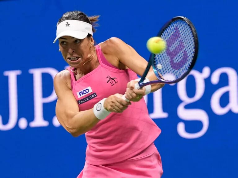 Ajla Tomljanovic in action ahead of WTA Beijing.