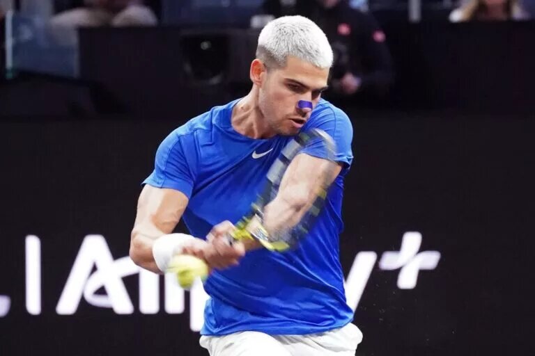 Carlos Alcaraz will be in action at the ATP Paris Masters.
