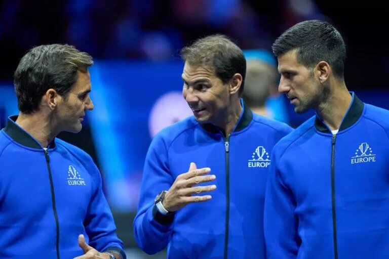 The Big Three in discussion.