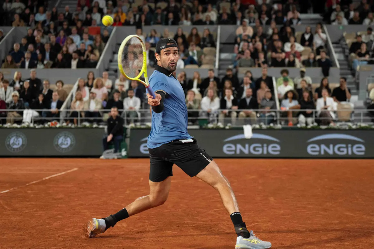 Matteo Berrettini at the 2026 French Open